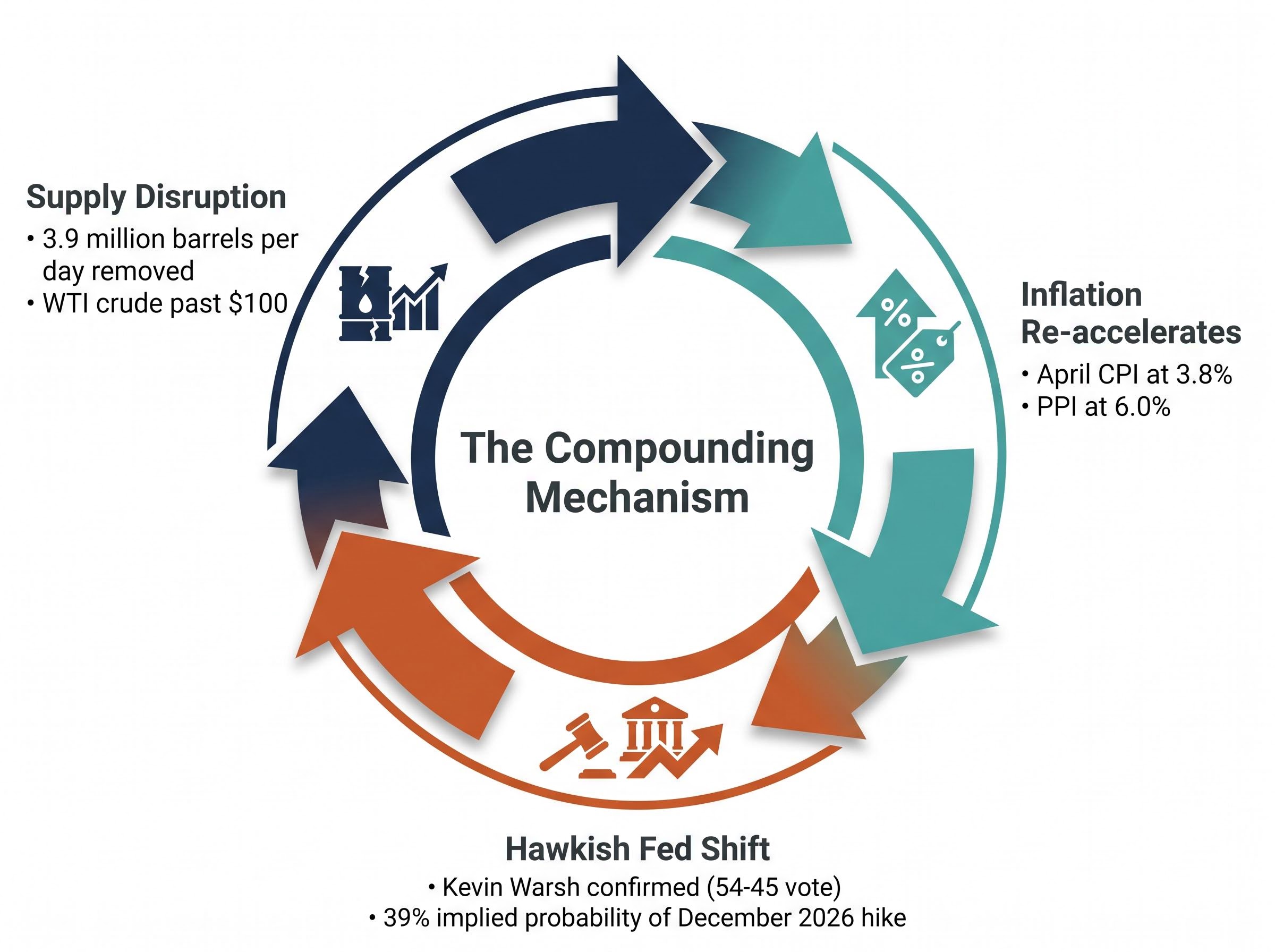 The Three Shocks Feedback Loop