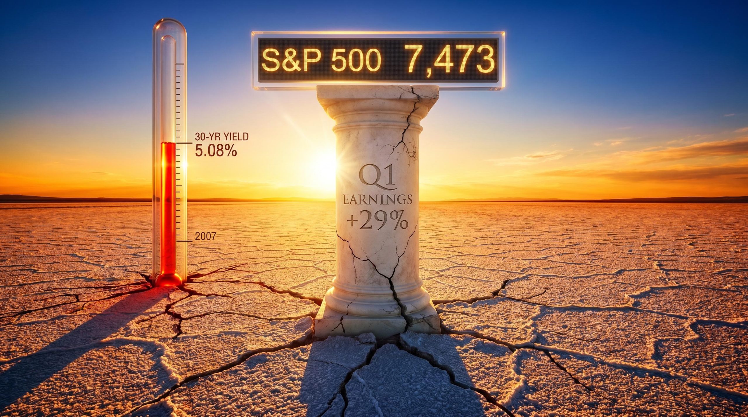Cracked earnings pillar supporting S