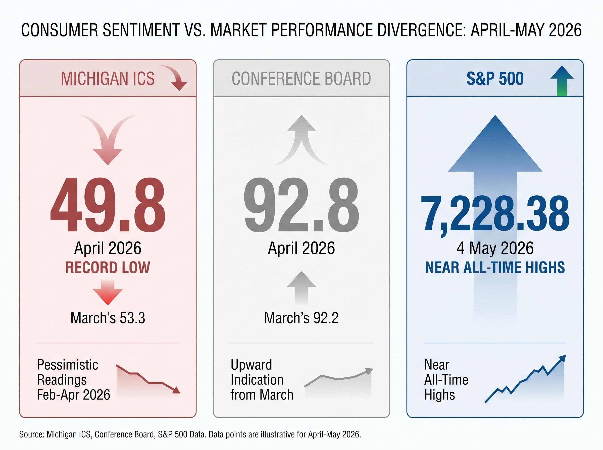 The Great Divergence: Market Euphoria vs Consumer Pessimism