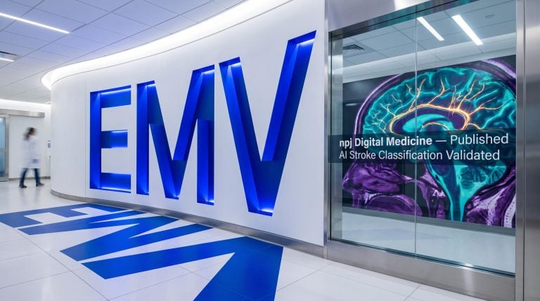 EMV display with brain scan