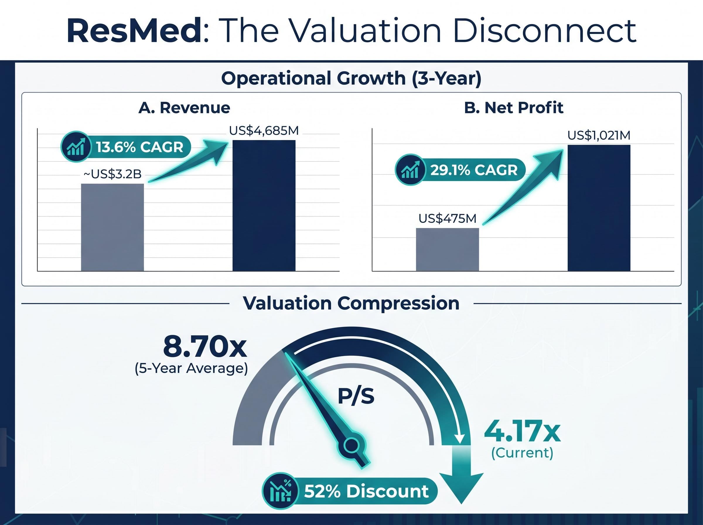 ResMed: The Valuation Disconnect