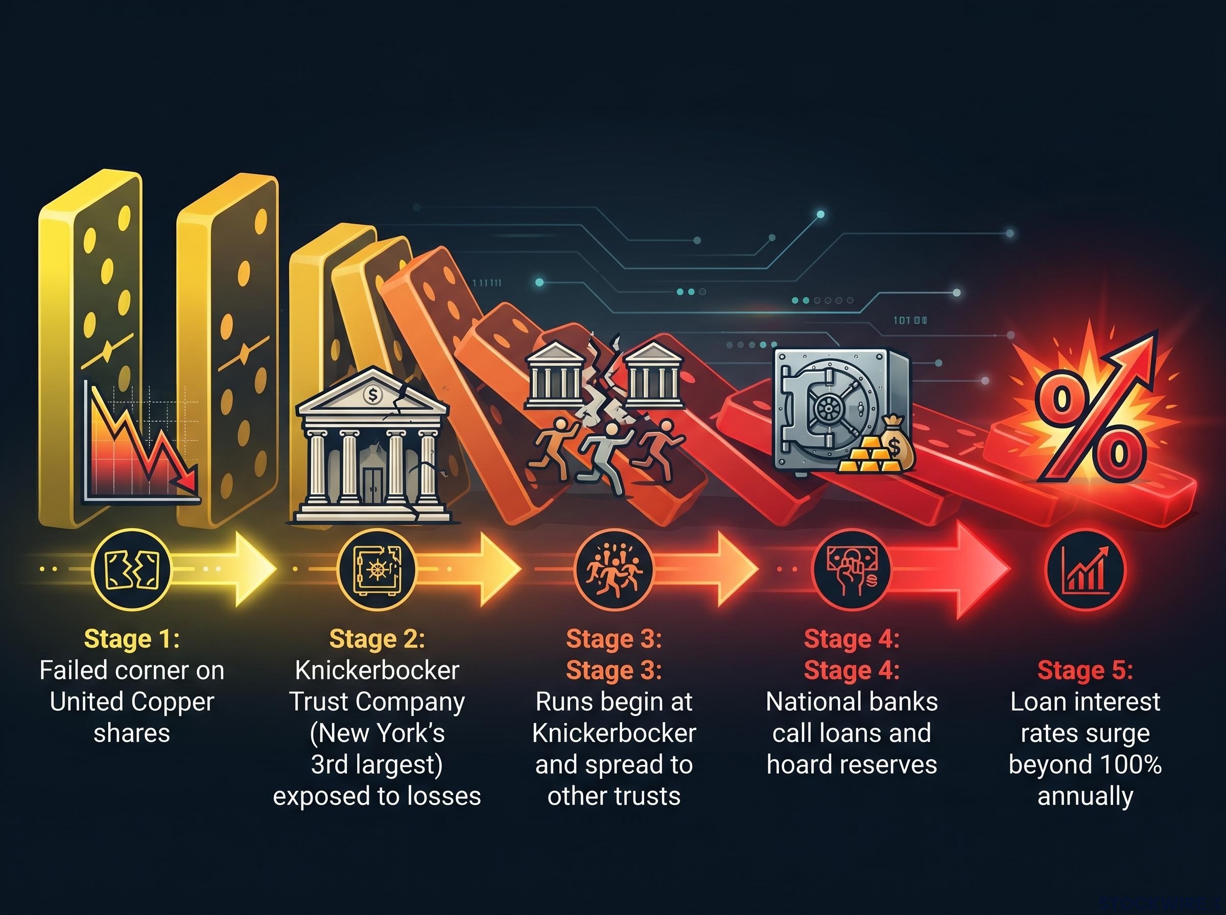 The Contagion Sequence: How the Panic Spread