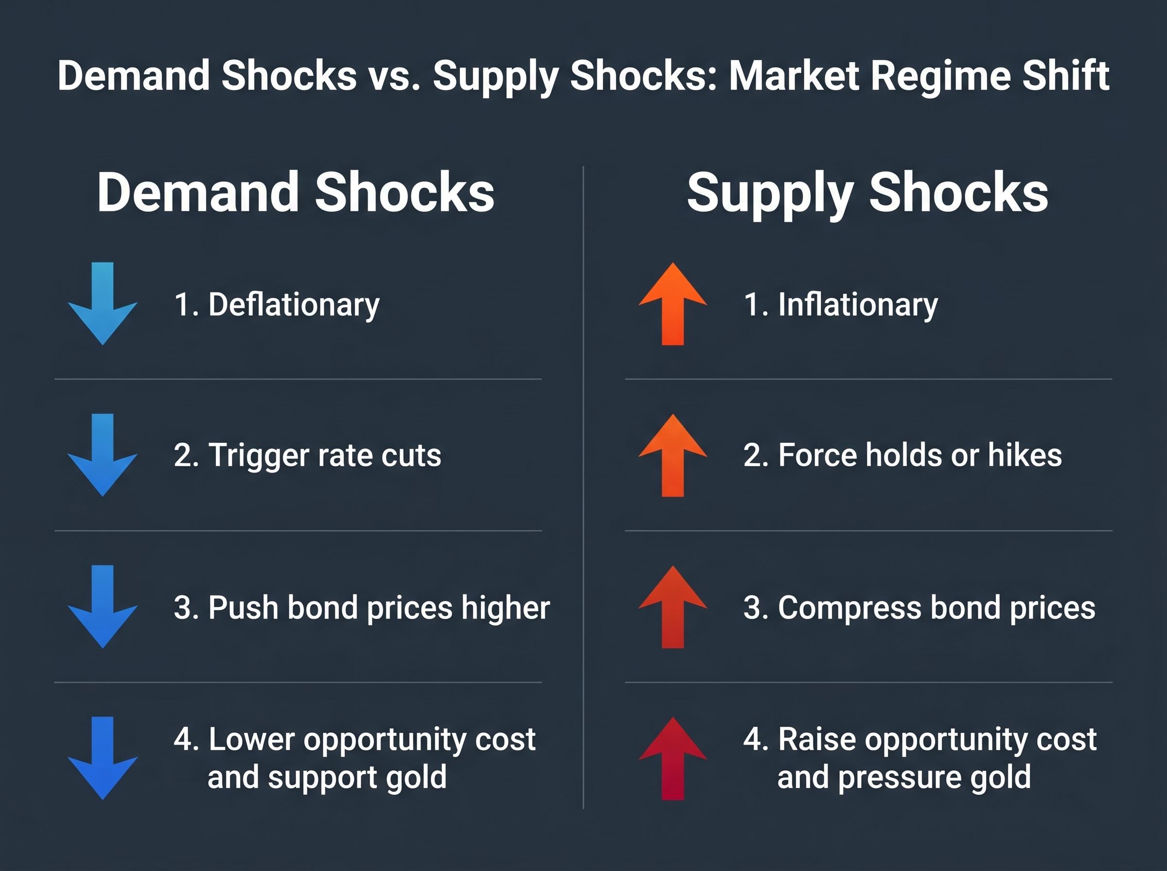 The Paradigm Shift: Demand vs. Supply Shocks