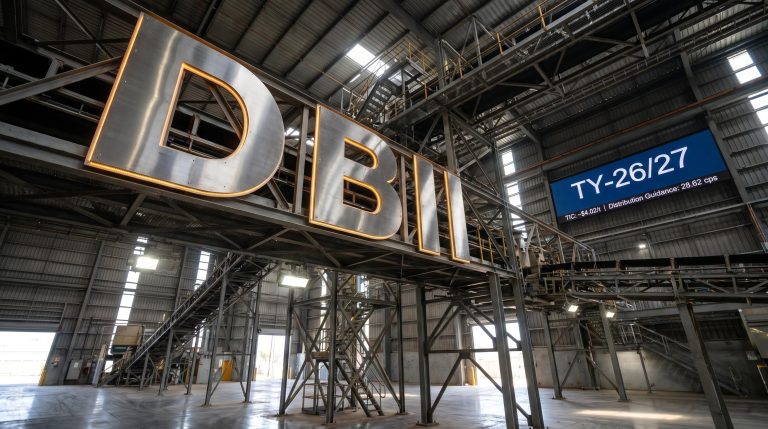 DBI Lifts Distribution Guidance 8.5% to 28.62 Cents Per Security for TY-26/27