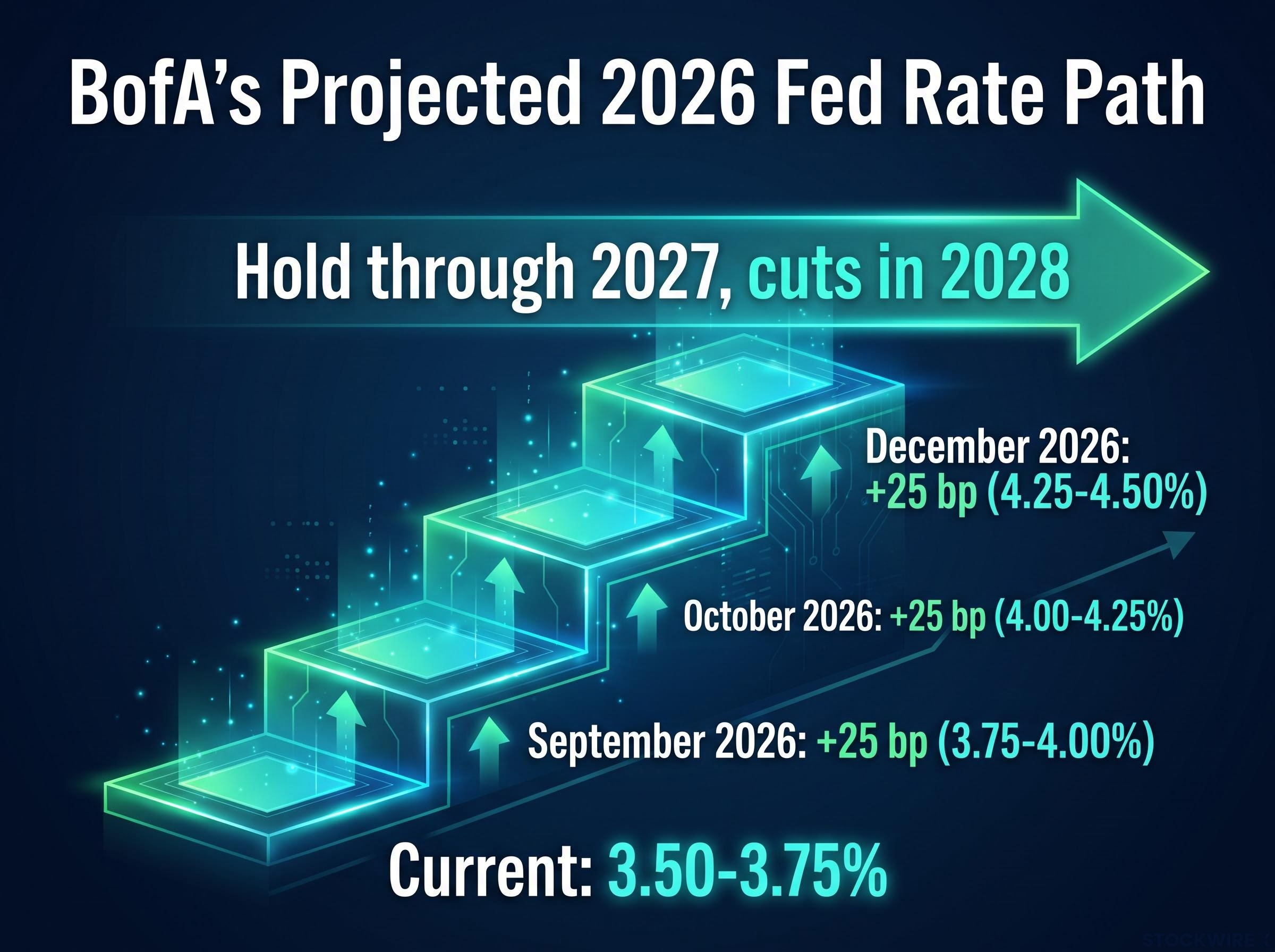 BofA's Projected 2026 Fed Rate Path