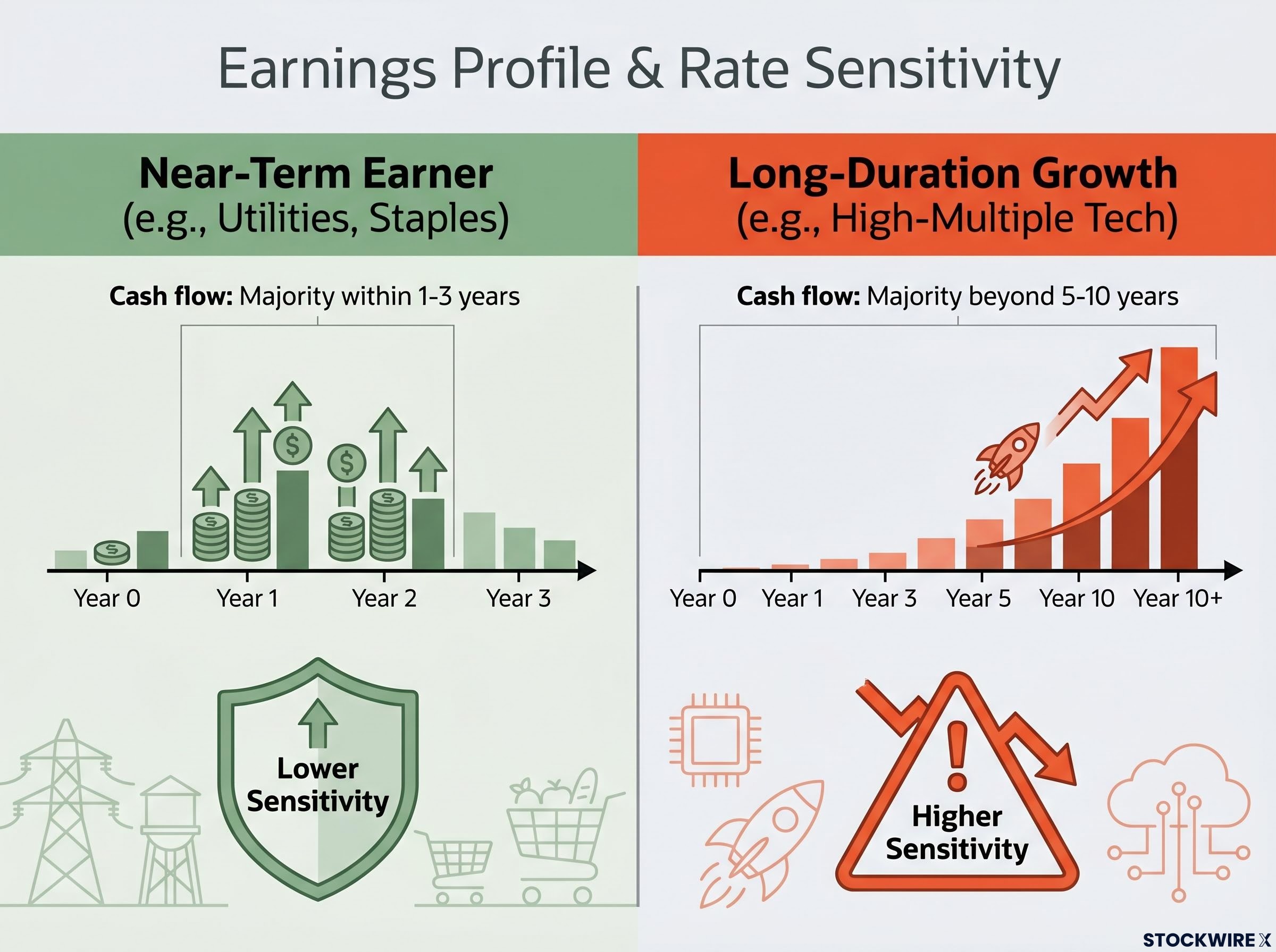 Earnings Profile & Rate Sensitivity Comparison