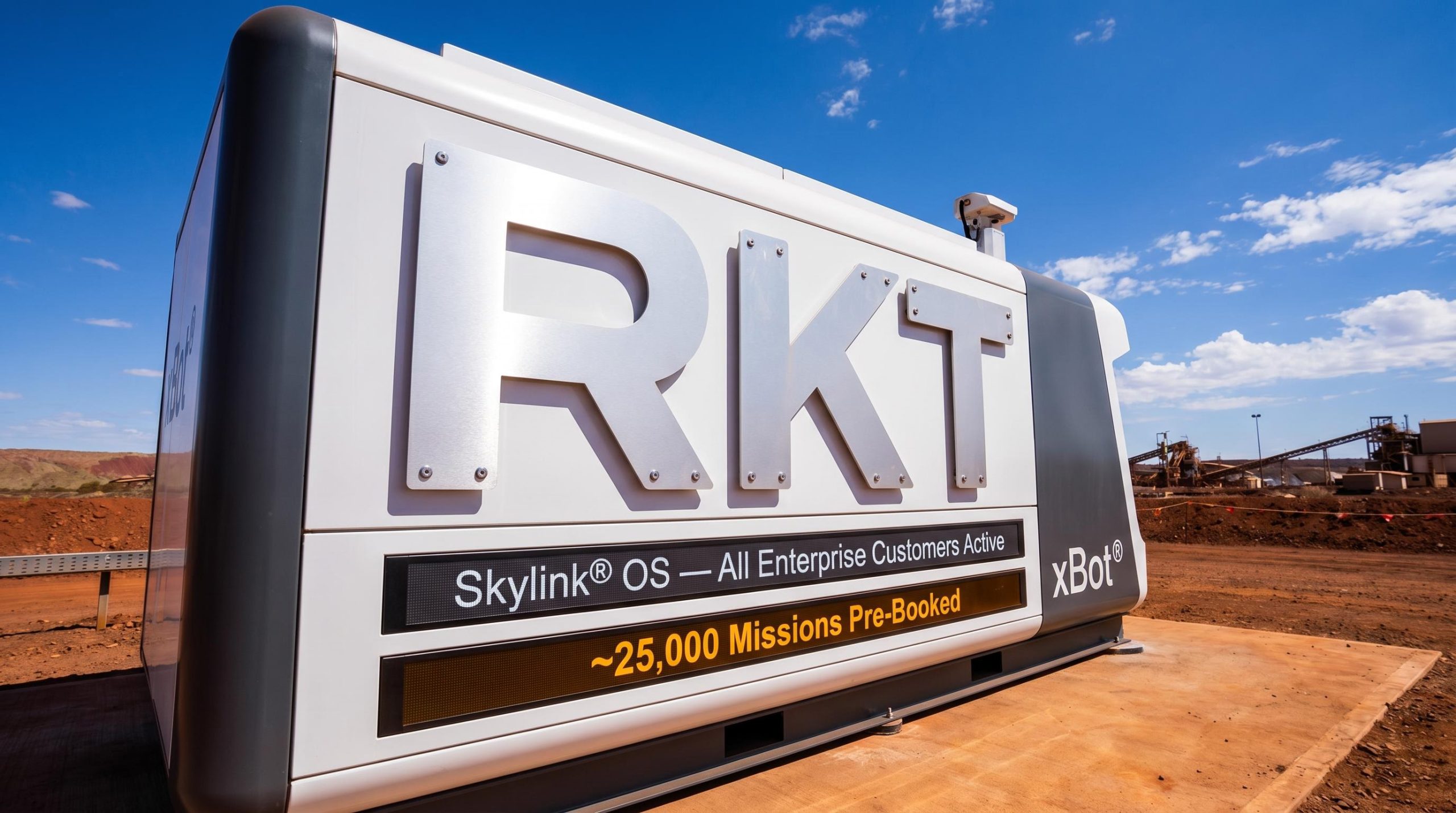 RKT unit in desert landscape