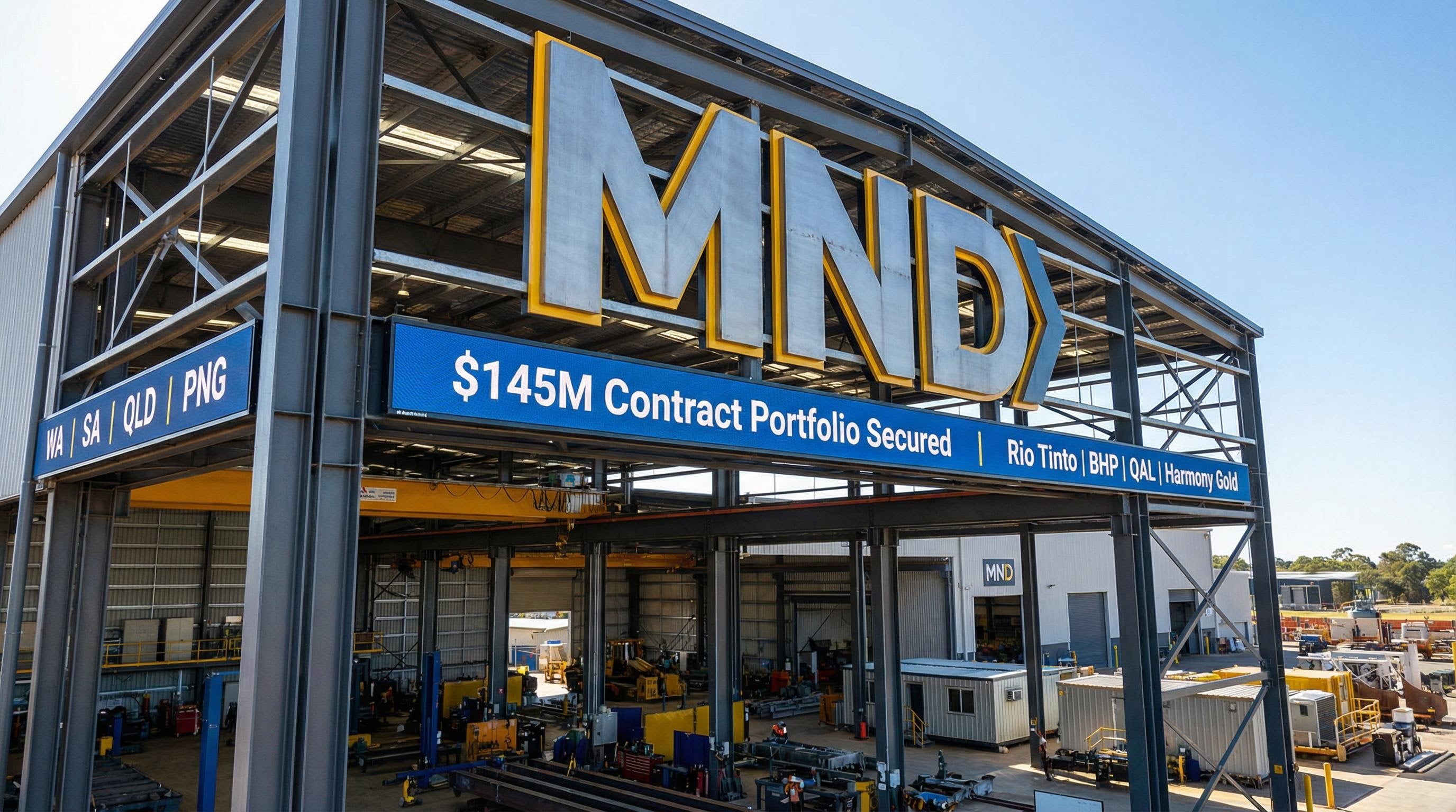 Monadelphous Secures $145M in Contracts Across Rio Tinto BHP and Harmony Gold