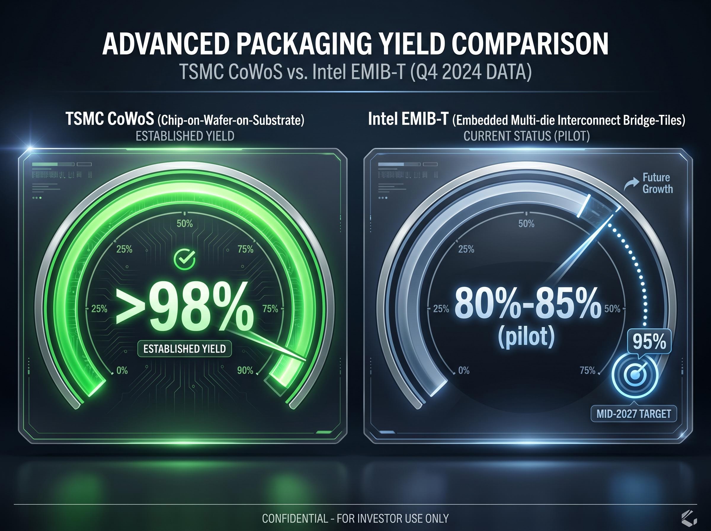 Advanced Packaging Yield Comparison