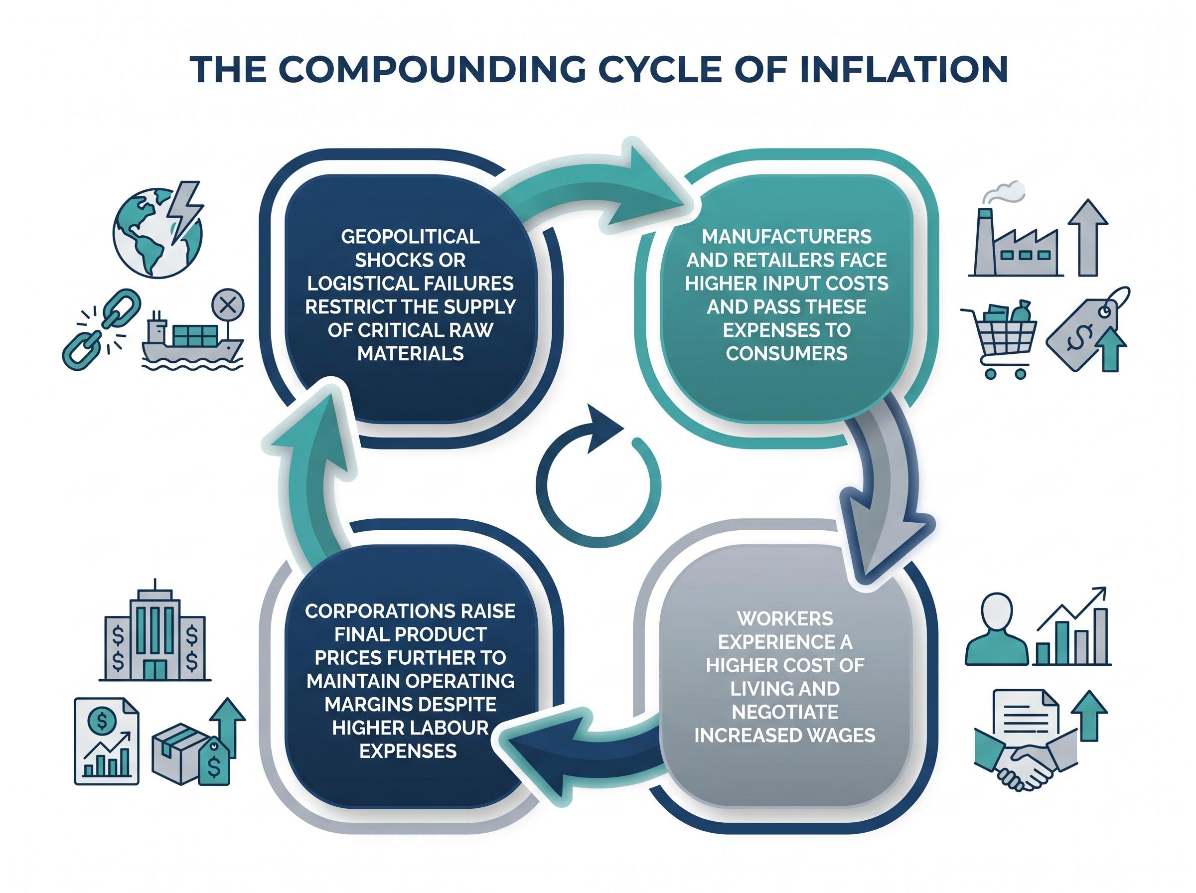The Compounding Cycle of Inflation