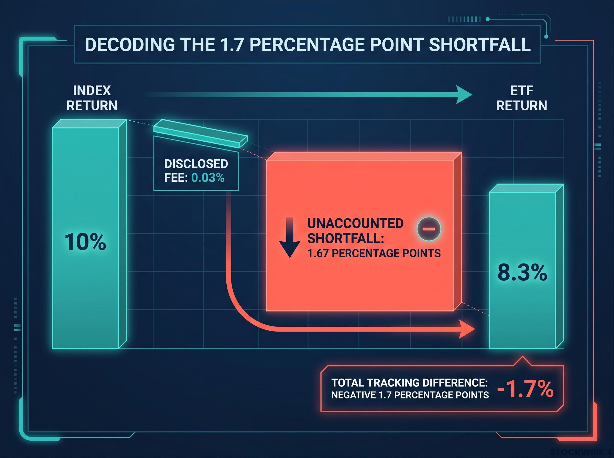 The Real Cost Gap: Unpacking a 1.67% Tracking Shortfall
