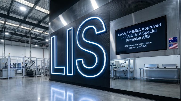 Li-S Energy Wins US Airfreight Approval to Ship Cells Into Defence Market