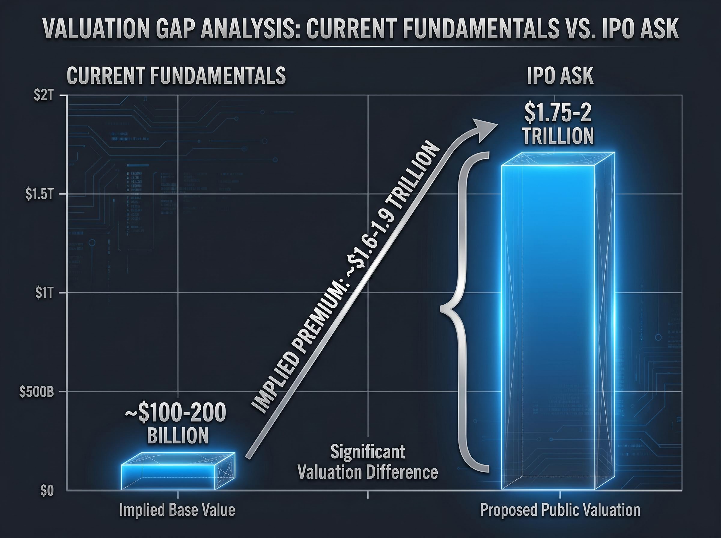 The SpaceX IPO Valuation Gap