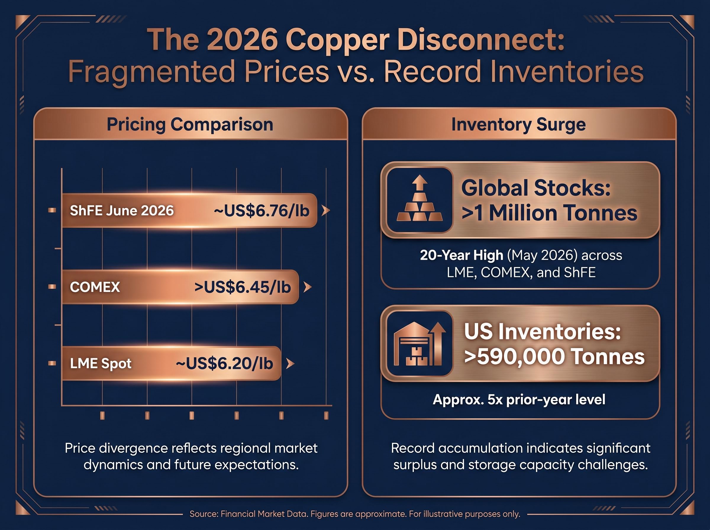 Copper Pricing vs. Record Stockpiles (May 2026)