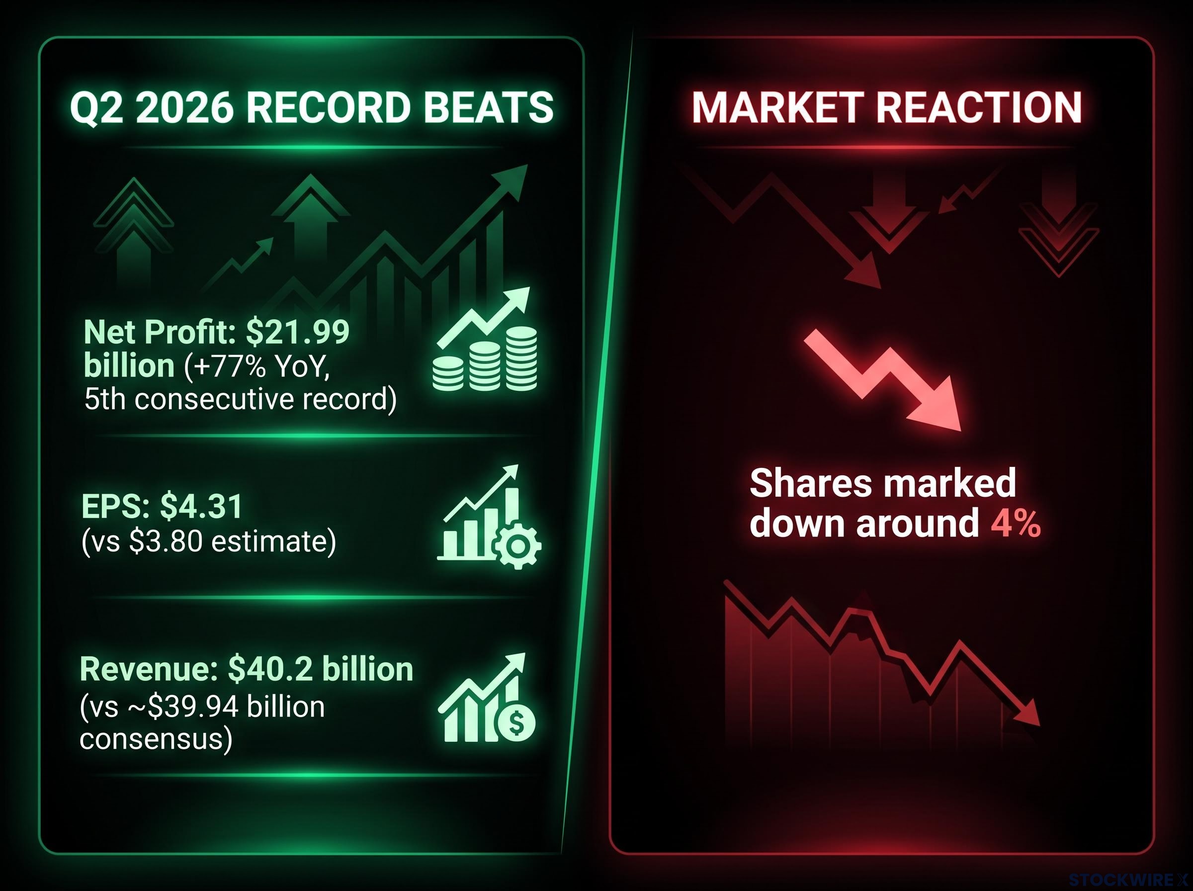 Q2 2026 Scorecard: Record Profits vs. Stock Reaction