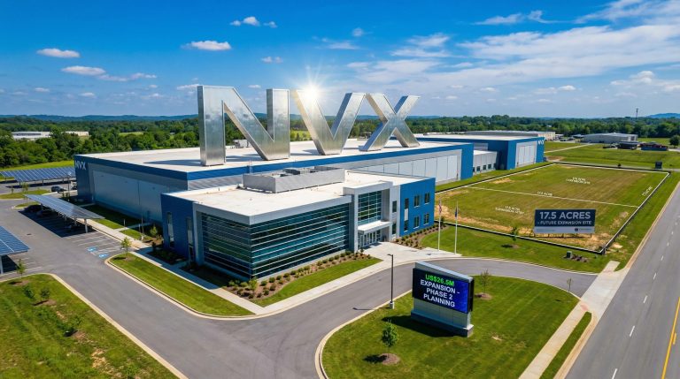 Novonix Secures Option for 17.5 Acre Chattanooga Expansion at $26.5M