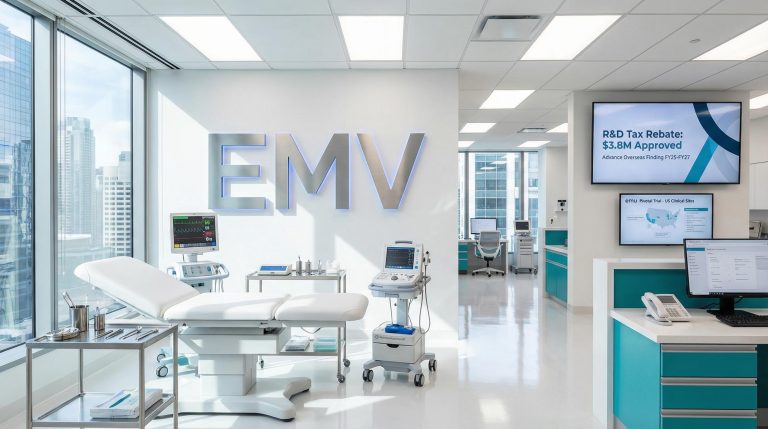 EMVision Secures $3.8M Cash Rebate Plus 3-Year Approval to Cut US Trial Costs