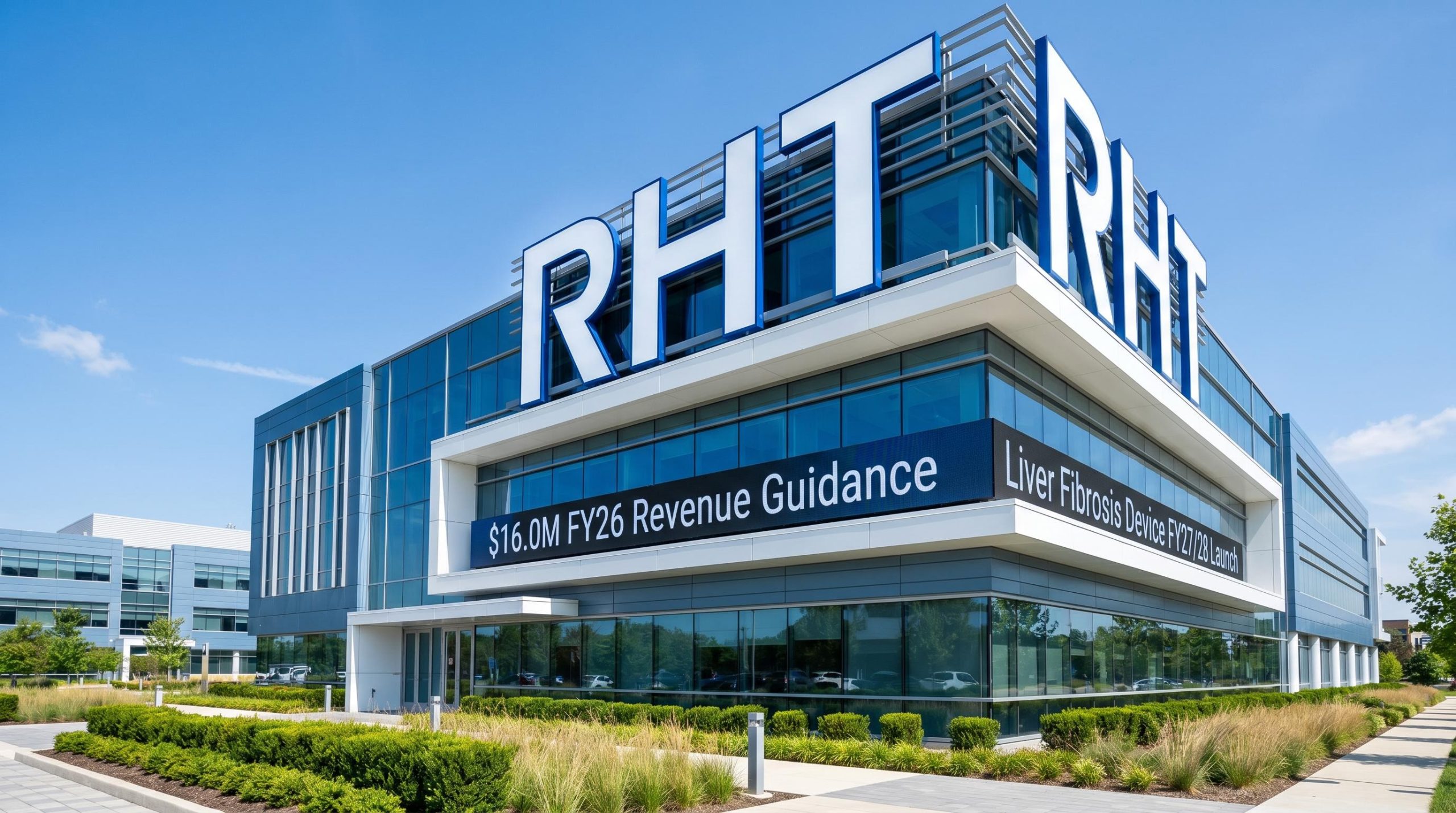 RHT building with signage