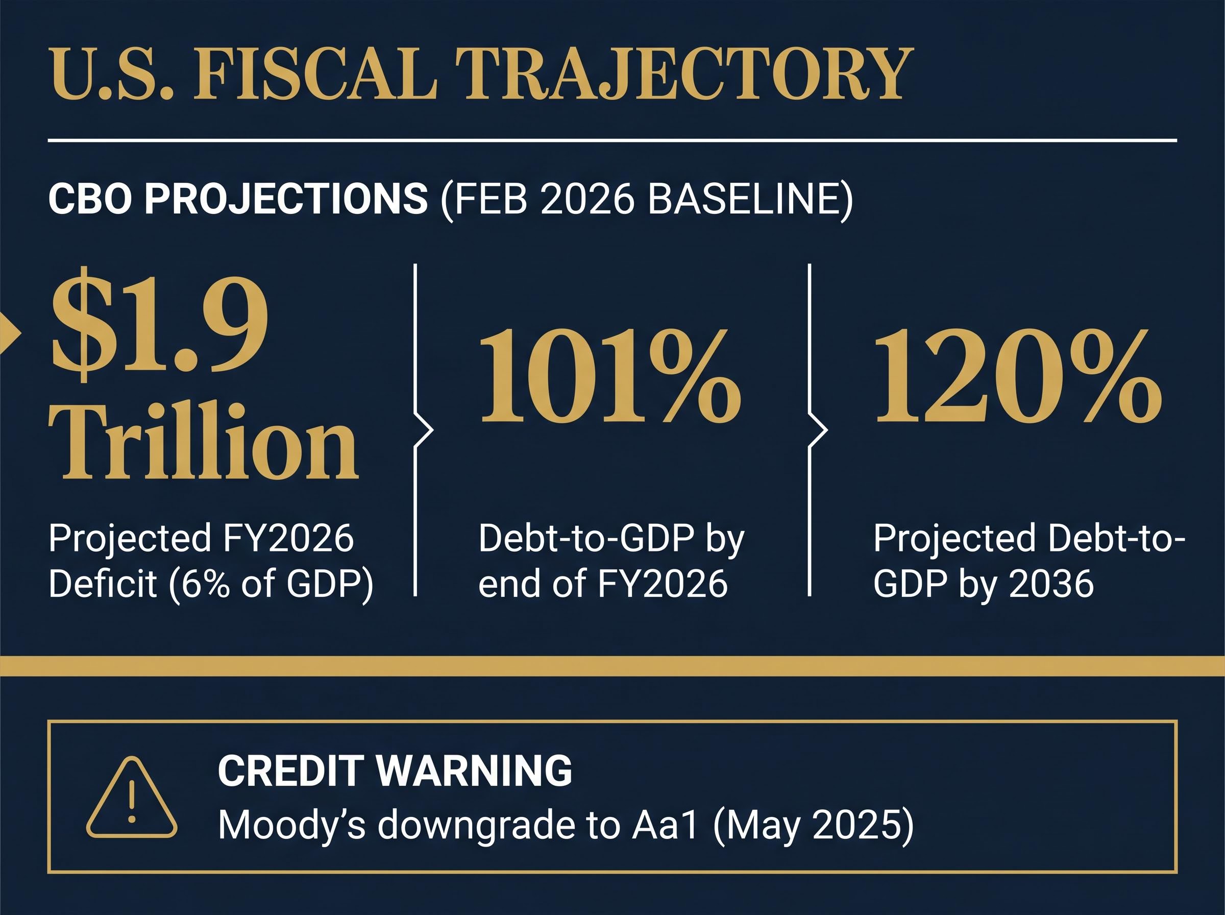 U.S. Fiscal Trajectory: By the Numbers
