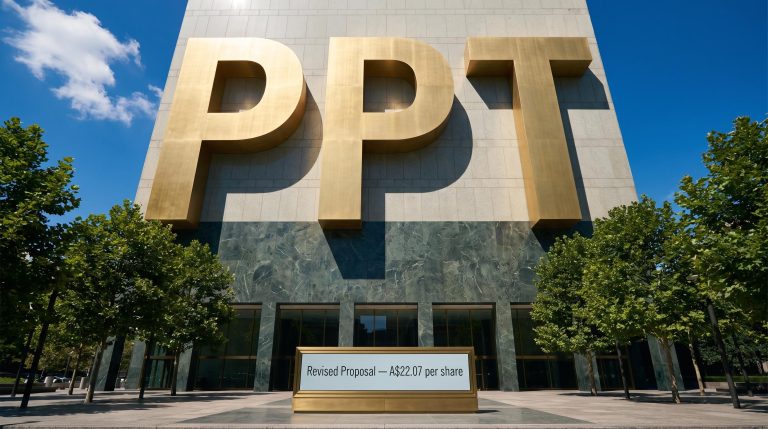 PPT logo on building