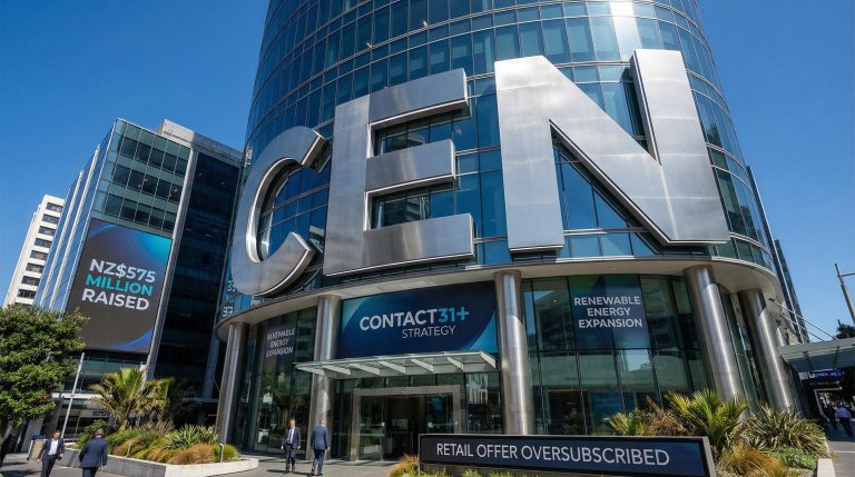 Contact Energy Raises $125M in Oversubscribed Retail Offer from 29,727 Investors