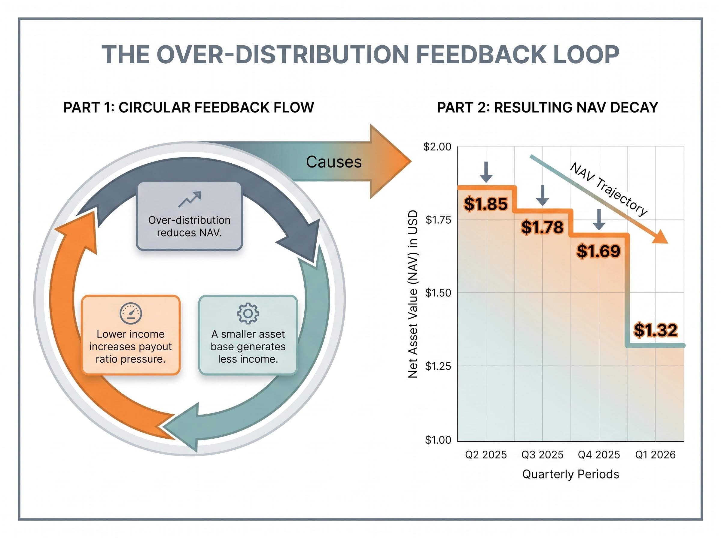 The Over-Distribution Feedback Loop & NAV Impact