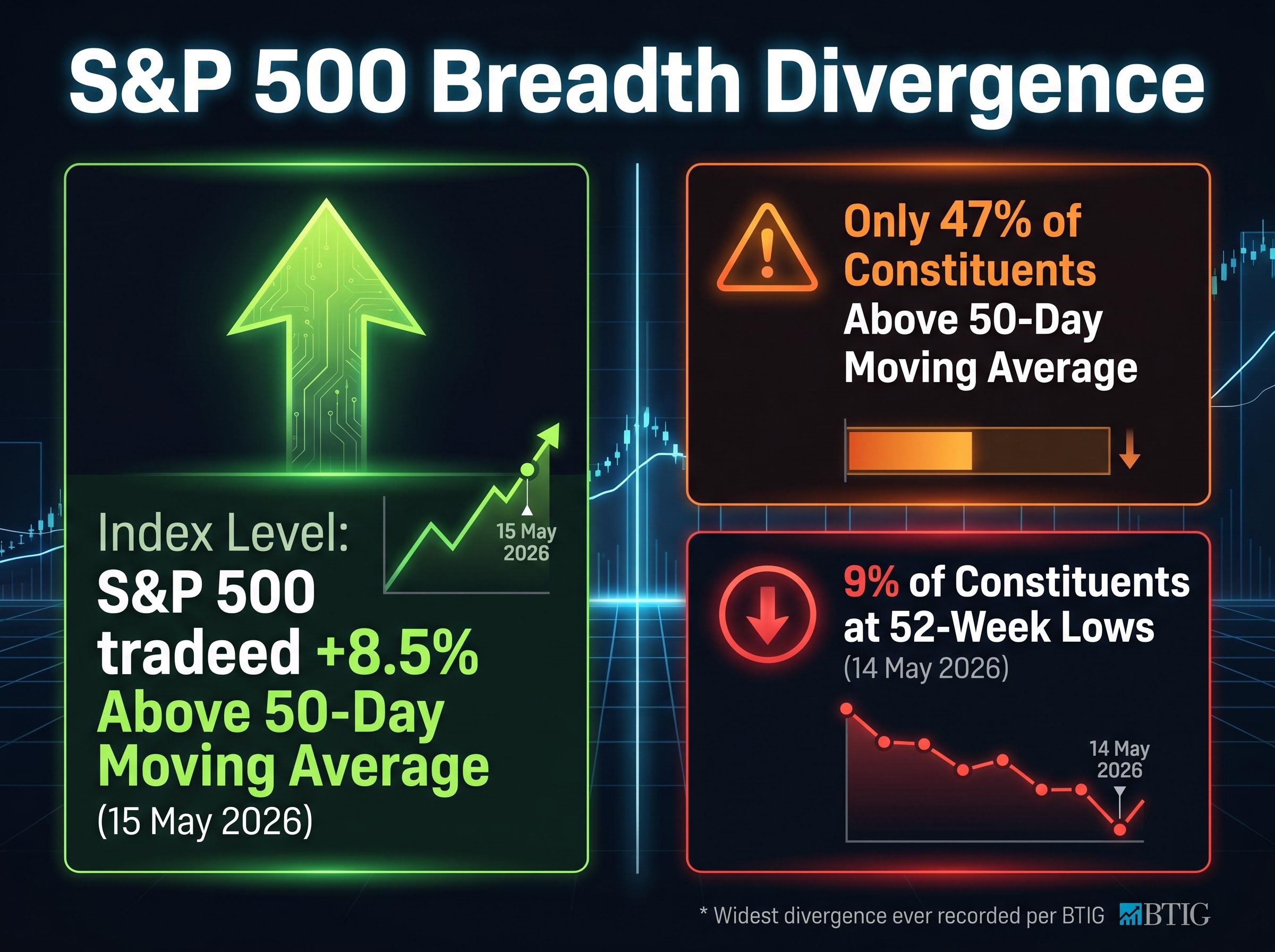 Index Illusion: S&P 500 Breadth Divergence