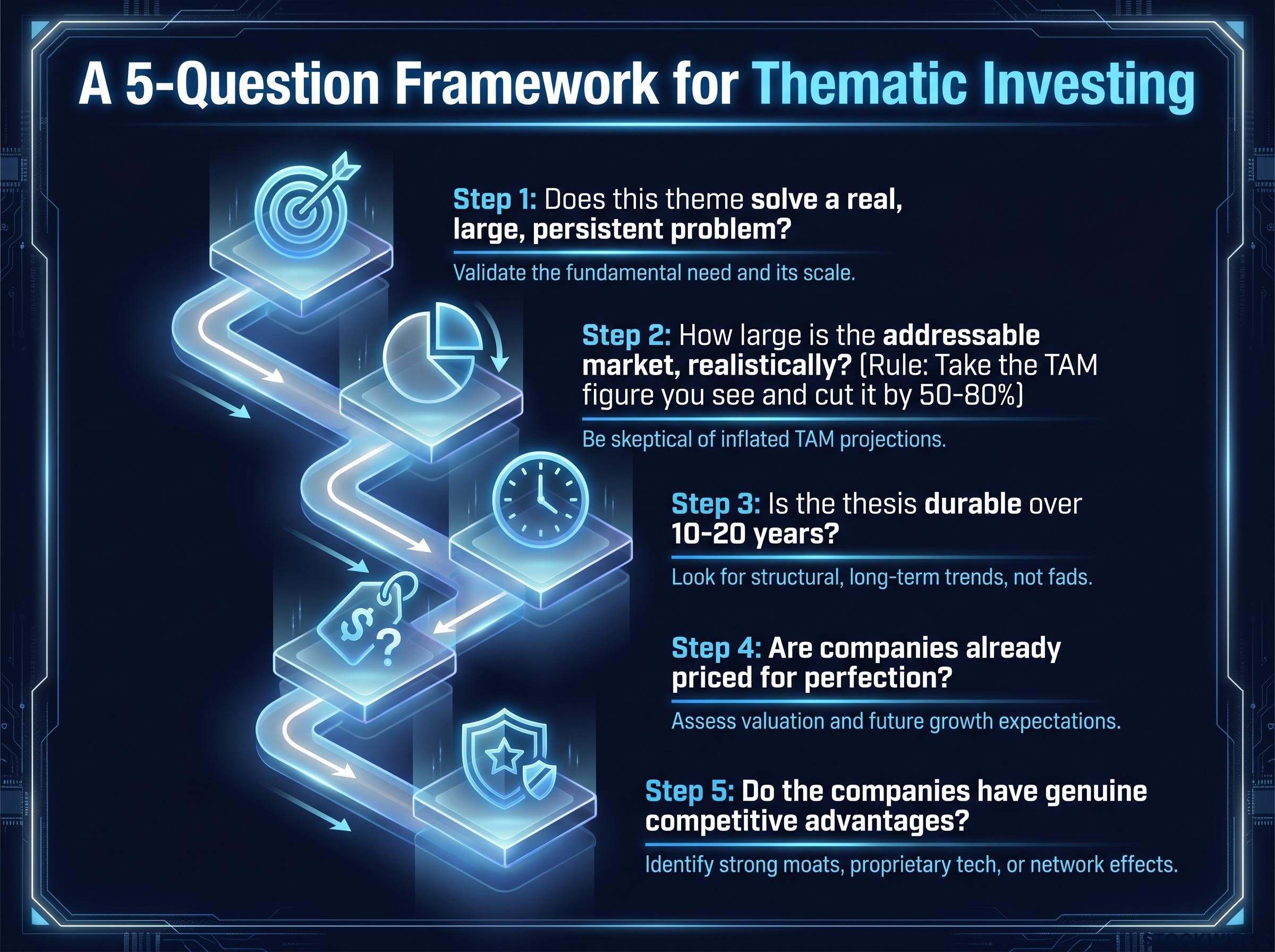 The 5-Question Thematic Evaluation Framework