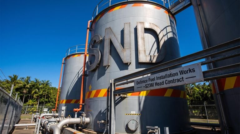 Industrial fuel storage tanks