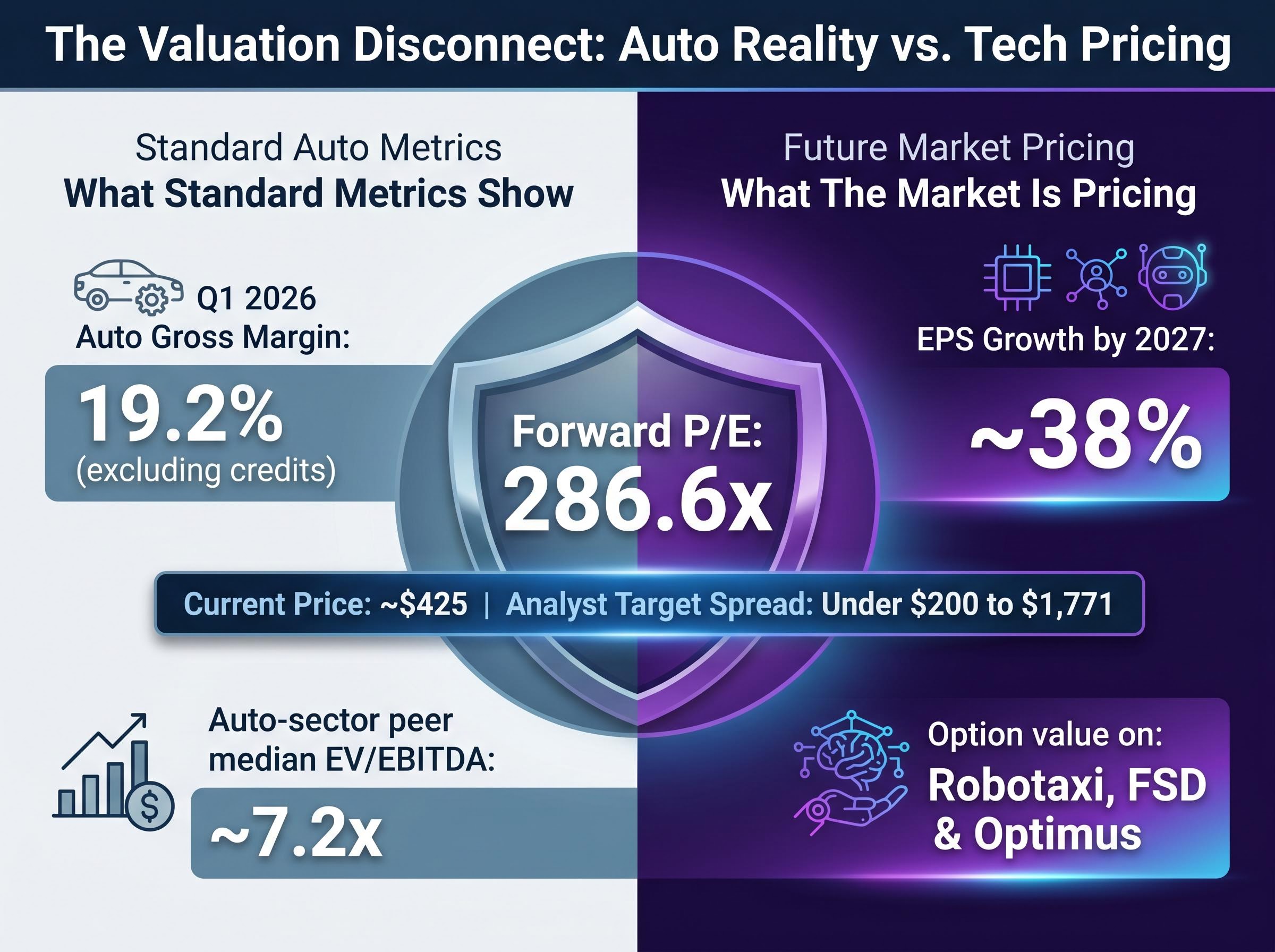 The Valuation Disconnect: Auto Reality vs. Tech Pricing