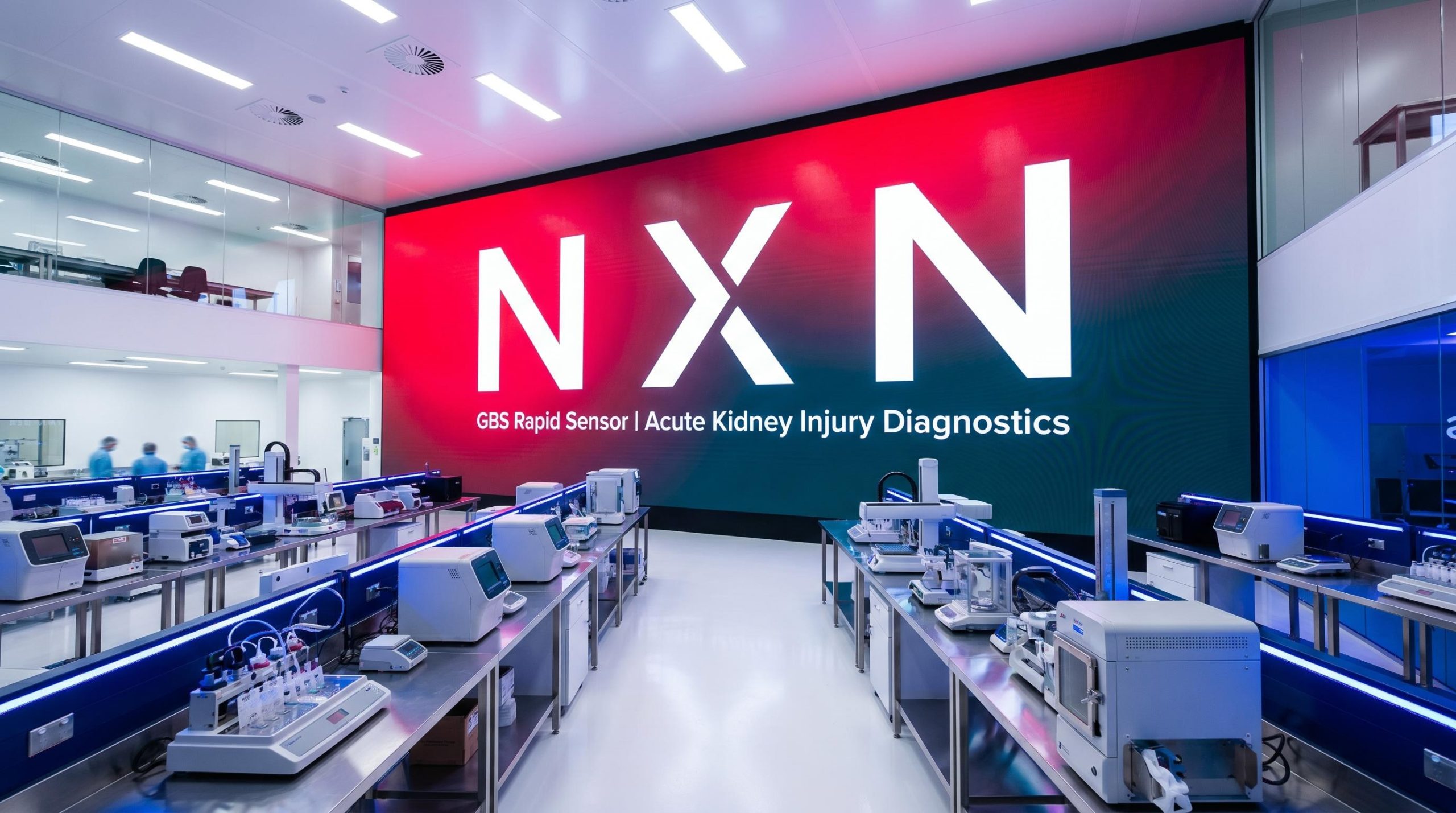 Lab with diagnostic machines setup