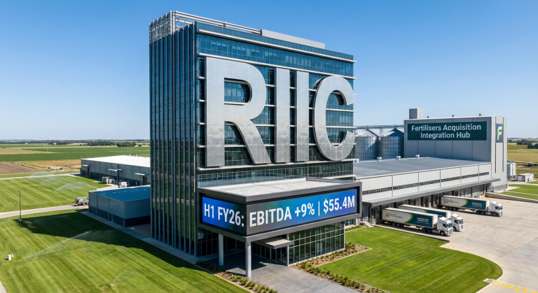 Ridley Corporation Posts 9% EBITDA Growth as Fertilisers Acquisition Beats Forecasts