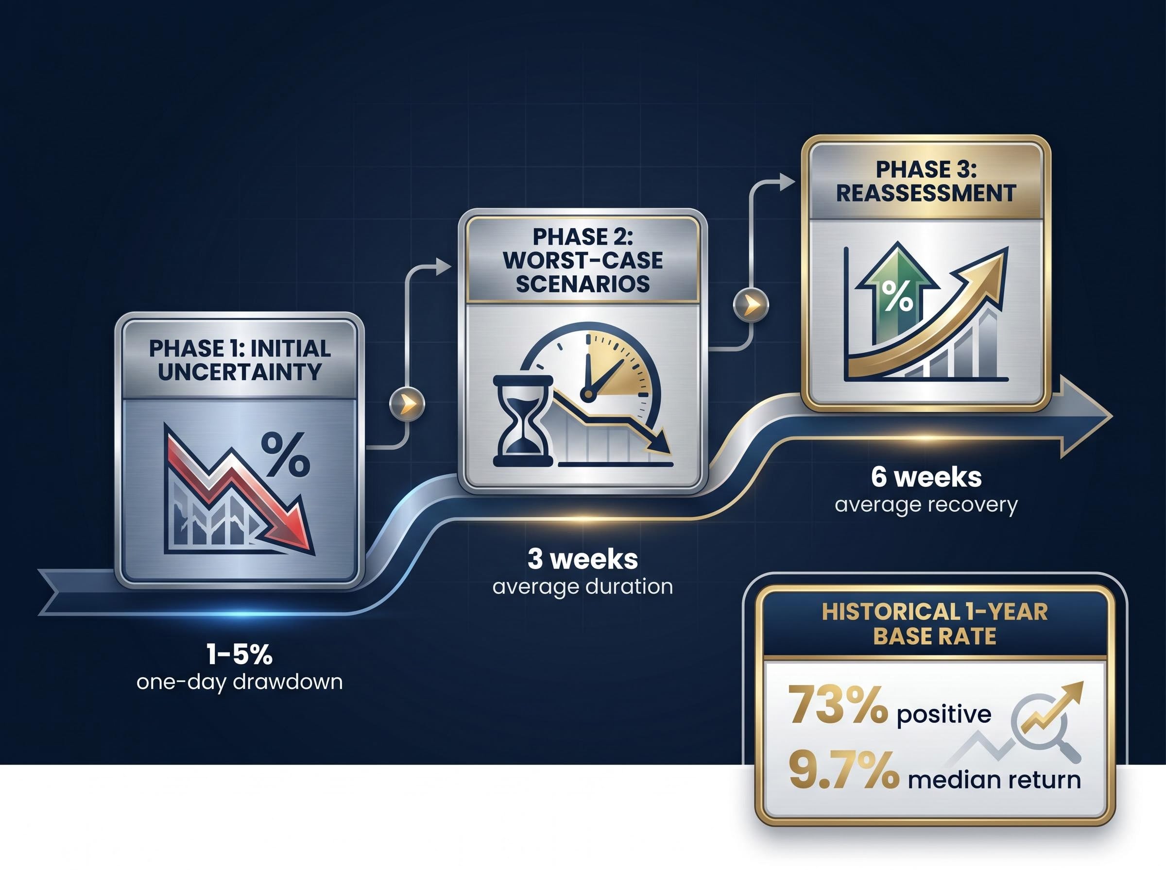 The Three Phases of Geopolitical Market Shocks