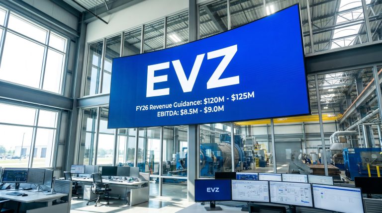 EVZ Upgrades FY26 Guidance with 65% EBITDA Jump to $8.75M on Margin Expansion