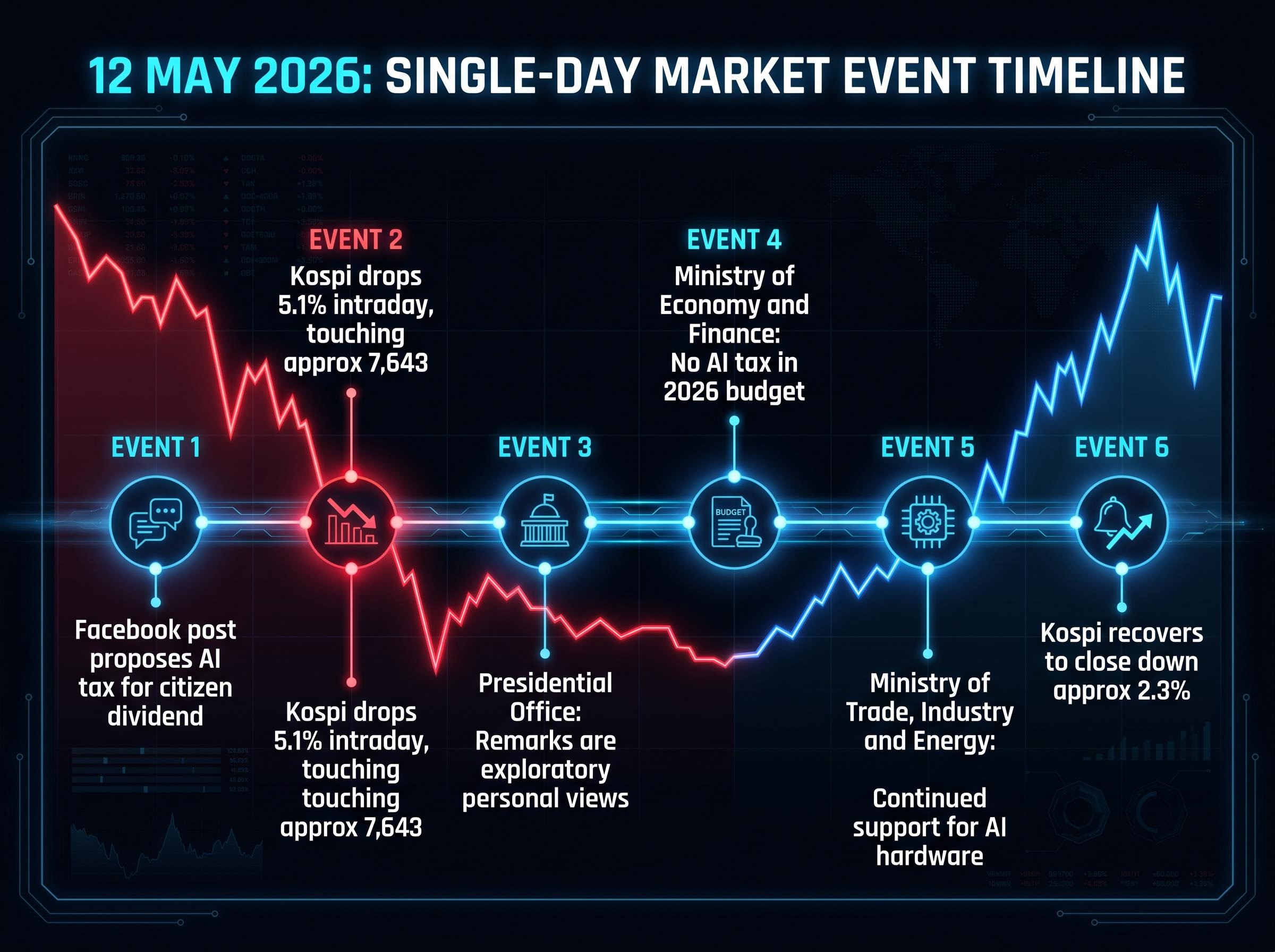 Timeline of the 12 May Flash Crash and Recovery
