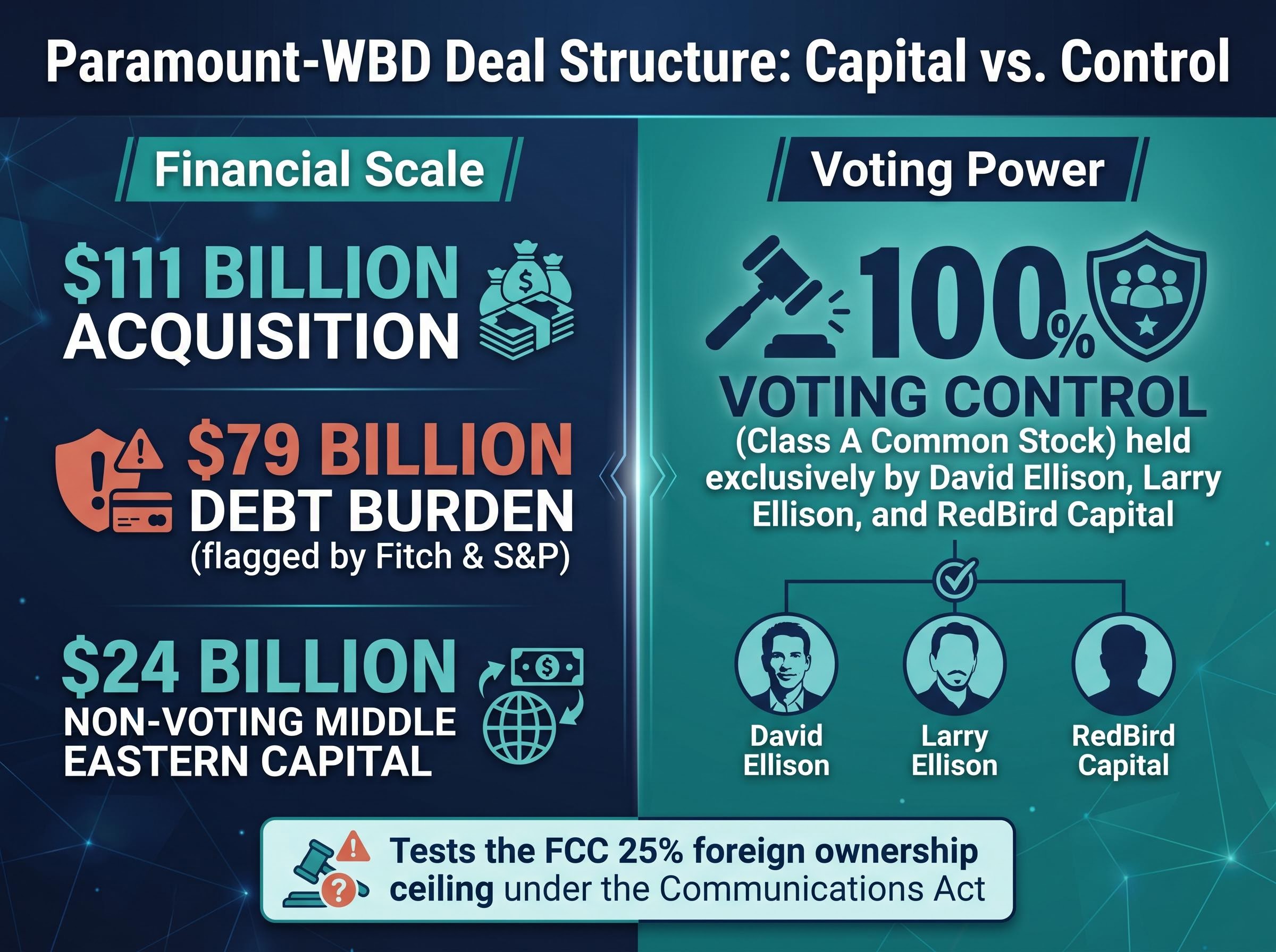 Paramount-WBD Deal Structure: Capital vs. Control