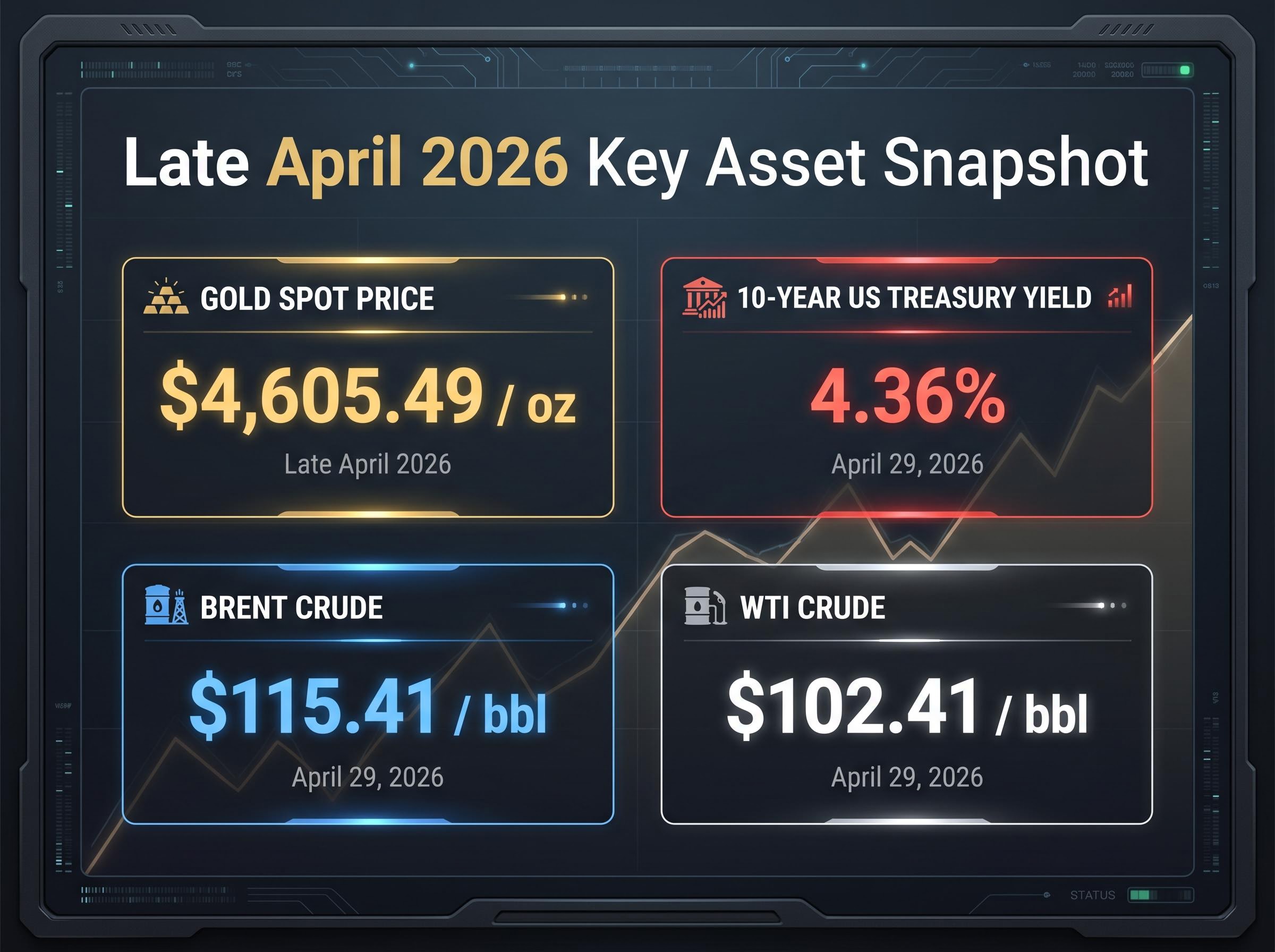 Late April 2026 Macro Asset Dashboard