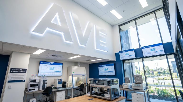 modern lab with equipment