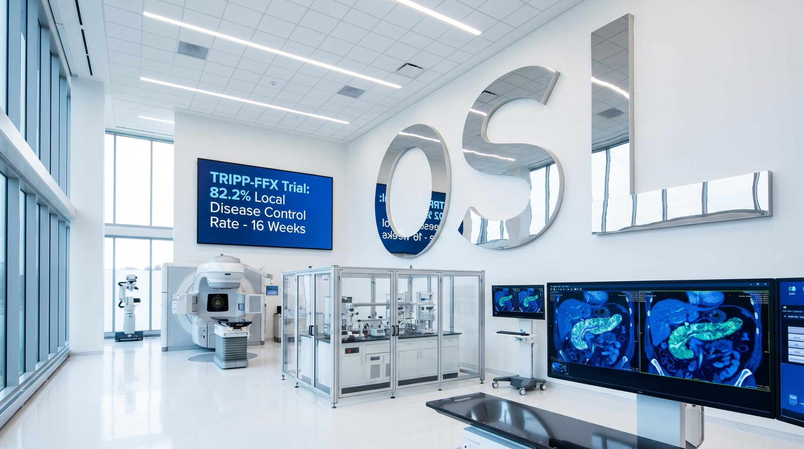 High-tech medical lab interior