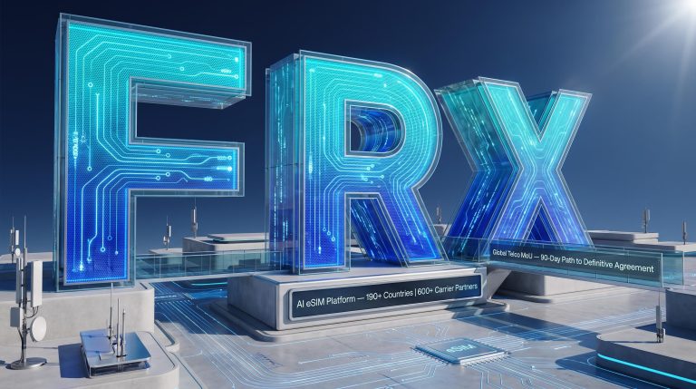 Digital letters on tech display