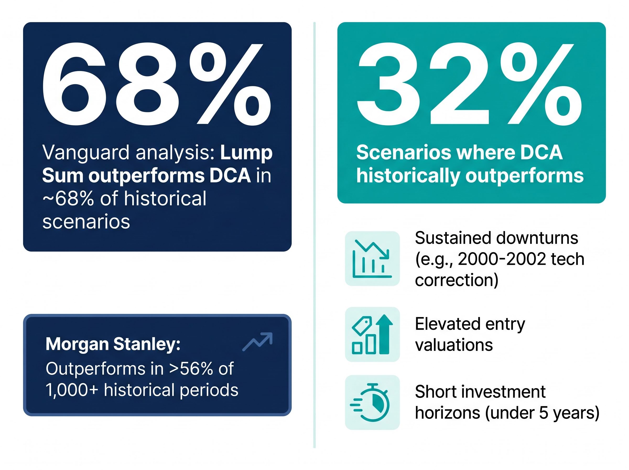 Historical Performance: Lump Sum vs DCA