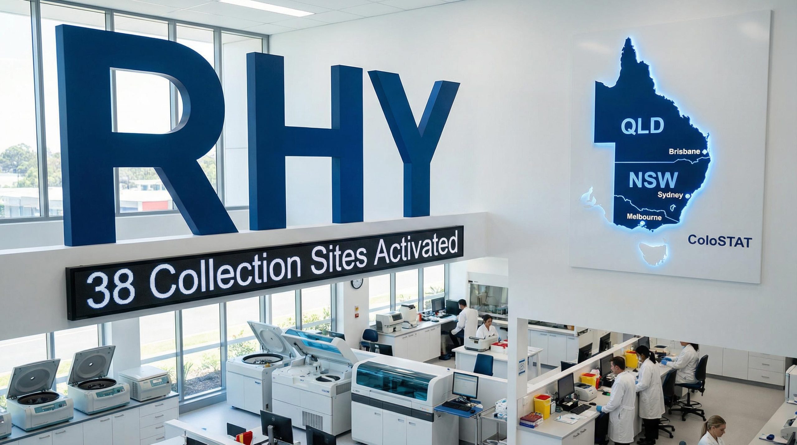 Scientists working in lab