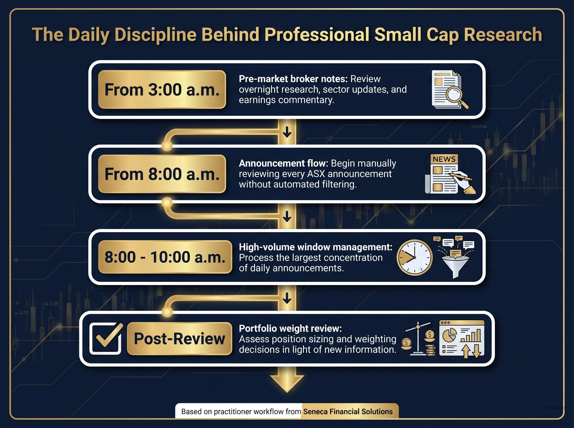 The Small Cap Professional's Daily Workflow