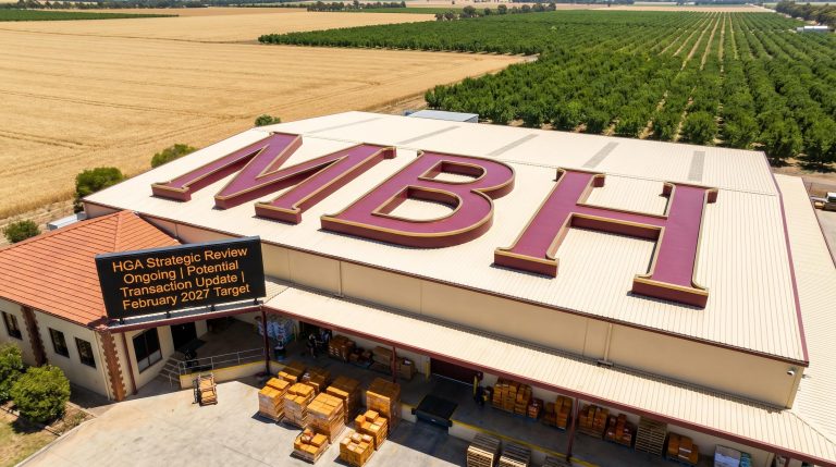 Warehouse with large letters