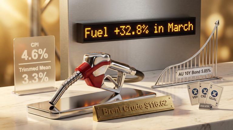 Brent crude at $116.62 drives Australia CPI to 4.6% — ASX ETF inflation investment strategies for 2026