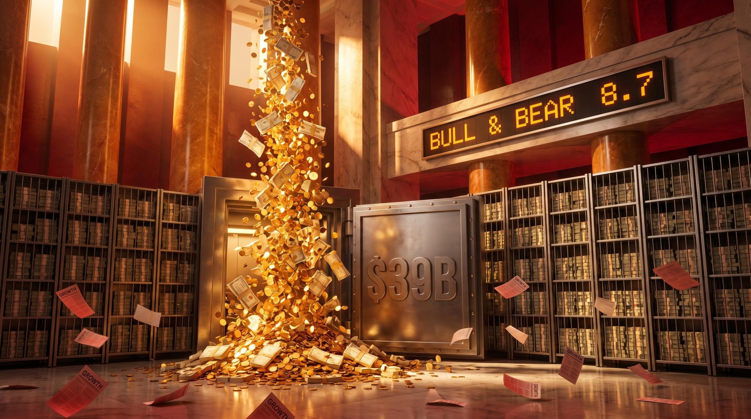 Record $39B bond inflows and BofA Bull