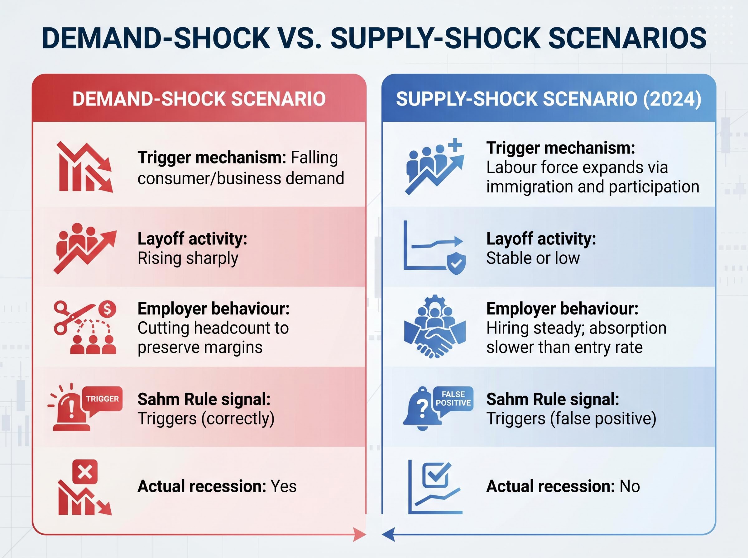 Demand Shock vs. Supply Shock: Why the Sahm Rule Misfired