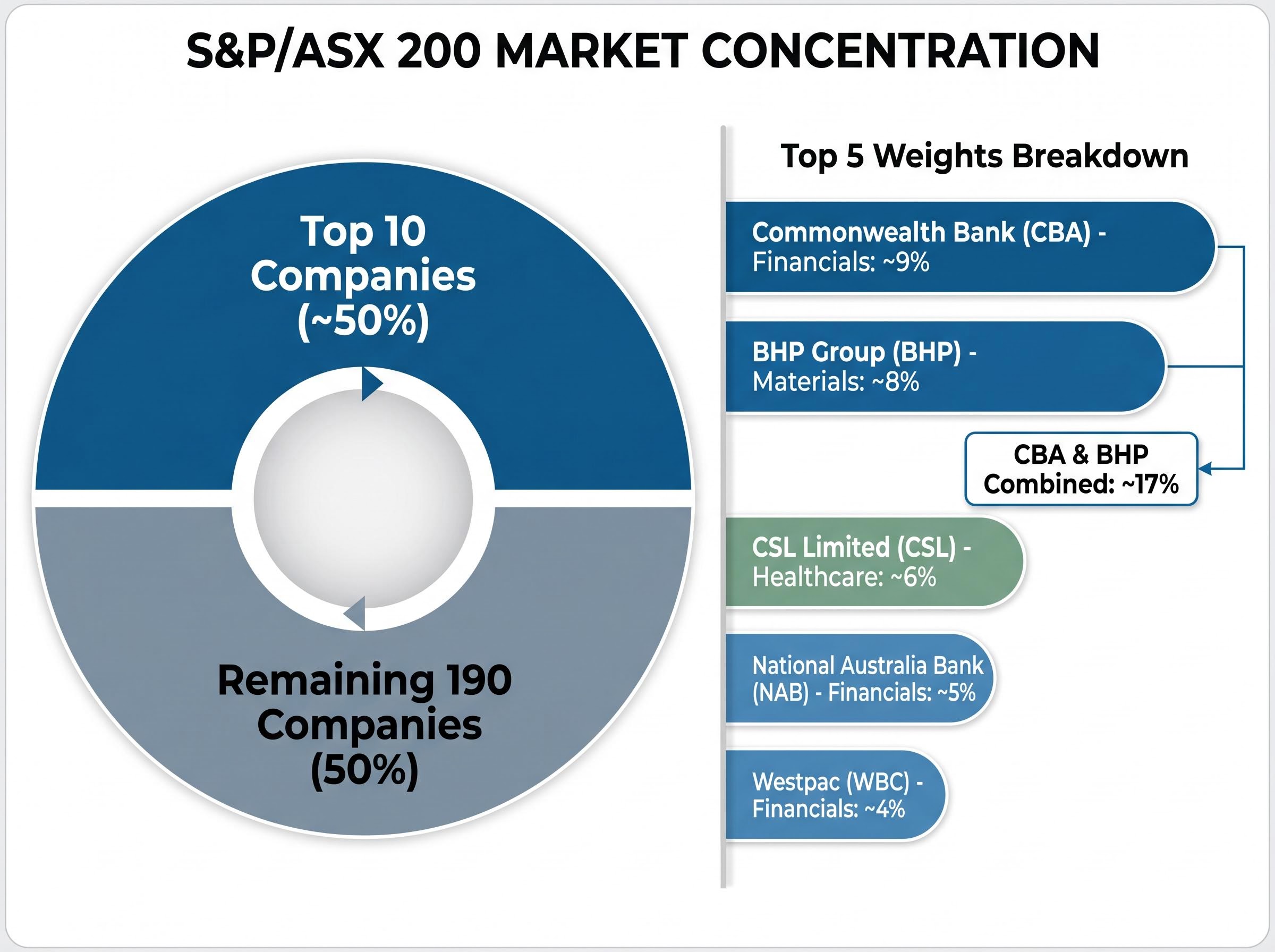 S&P/ASX 200 Market-Capitalisation Concentration