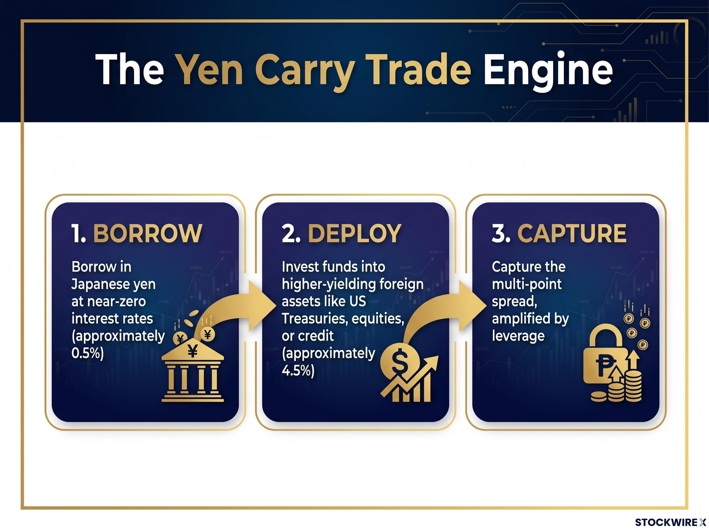The Mechanics of the Yen Carry Trade