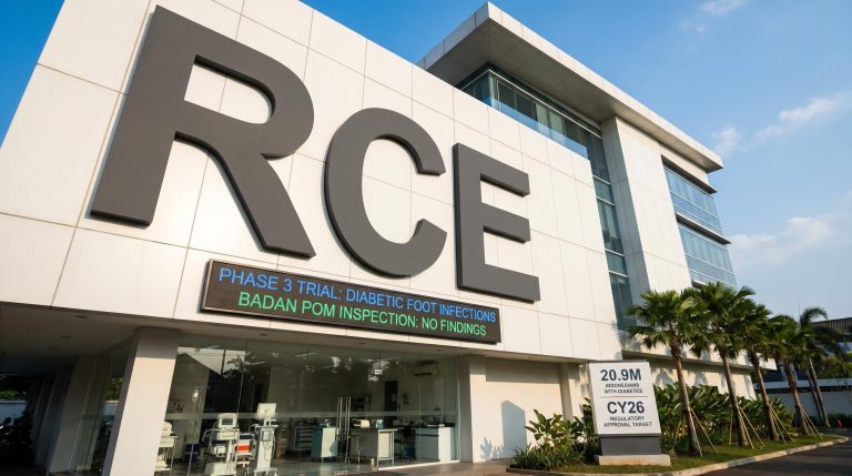 Building with large RCE sign